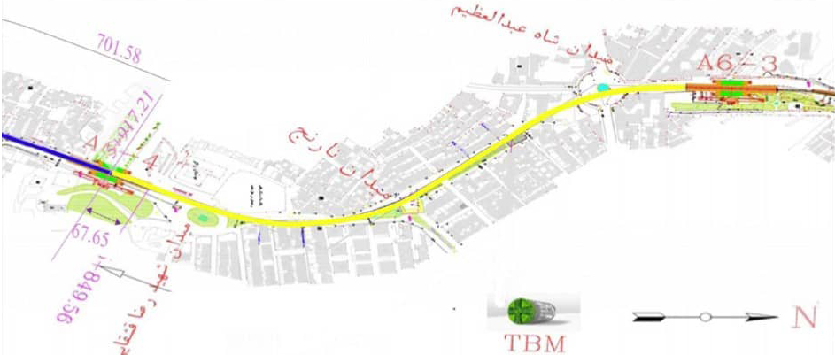 Southern Development Area of Tehran Metro Line 6