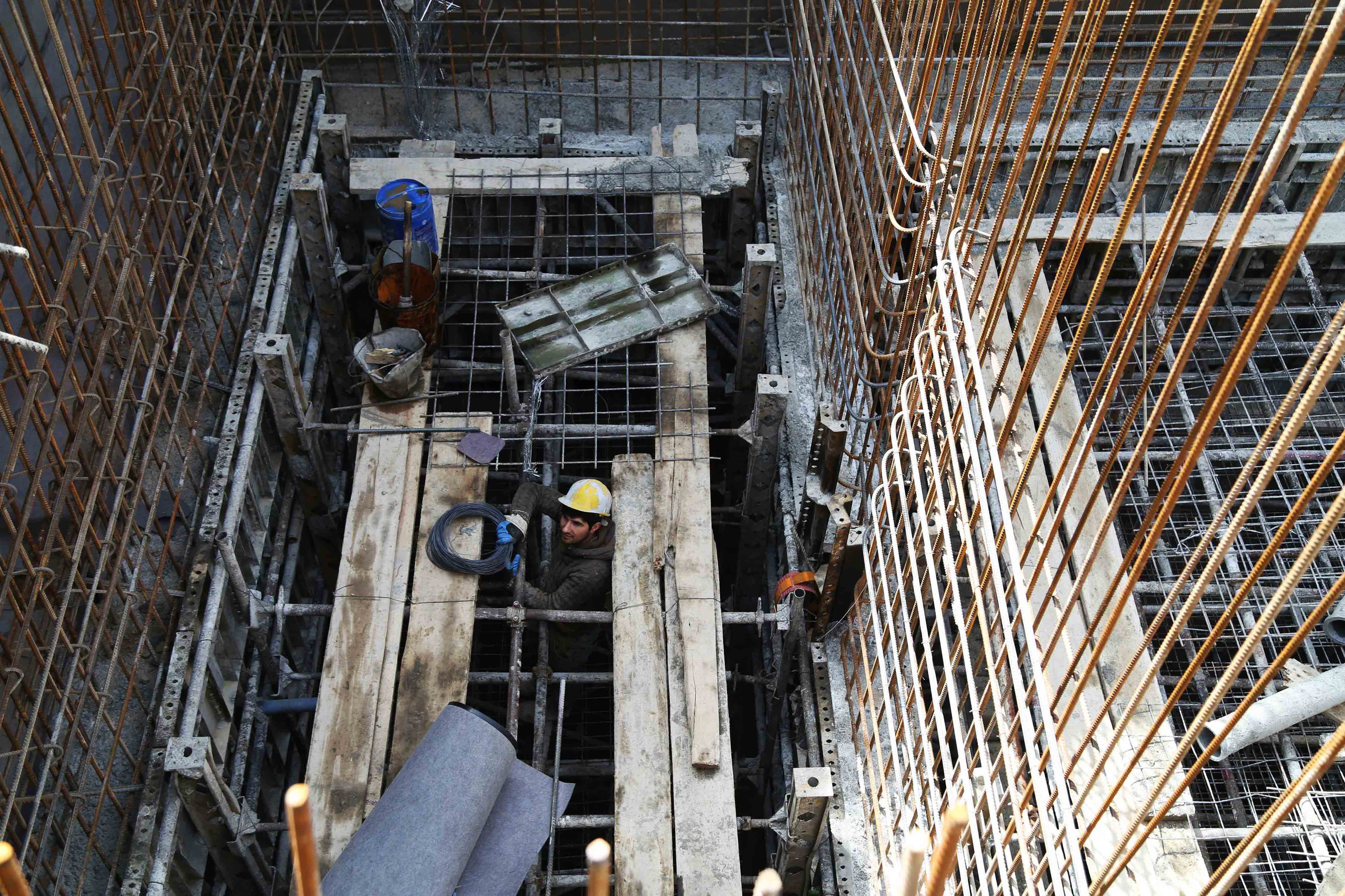 Karaj metro construction operation