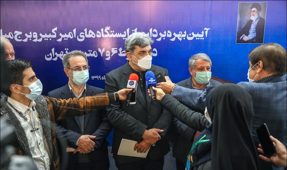 افتتاح برج میلاد خط 7 مترو تهران